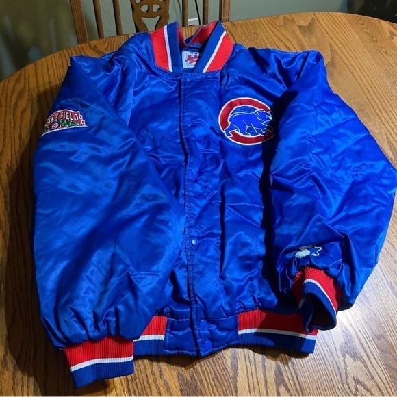 Chicago Cubs Starter Jacket Vintage 90s Size XL - Picture 1 of 8